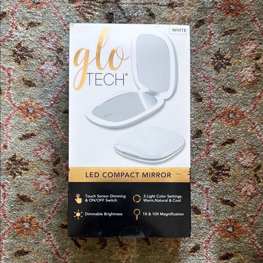 White LED Compact Mirror